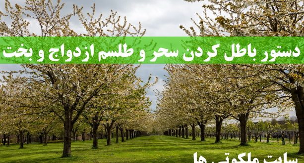 دستور باطل کردن سحر و طلسم ازدواج و بخت گشایی دختران